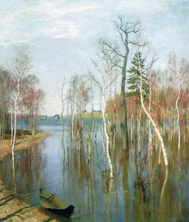 И. И. Левитан, Весна - большая вода. (1897) И. И. Левитан, Весна - большая вода. (1897)