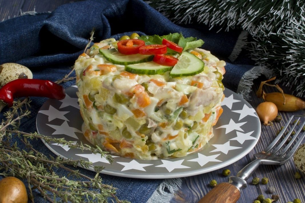 Салаты без мяса на праздник рецепты с Салаты без мяса на праздник рецепты с