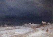 А.К. Саврасов, Зимний пейзаж (1880 г.)