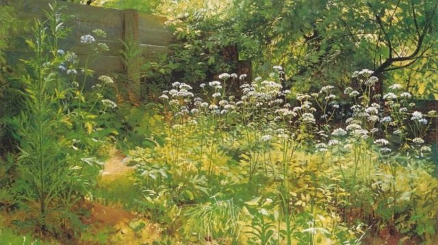 Уголок заросшего сада. Сныть-трава. Этюд. Шишкин И.И. Уголок заросшего сада. Сныть-трава. Этюд. Шишкин И.И.