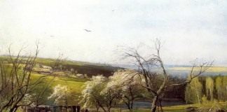А. К. Саврасов Сельский вид (1867г.)
