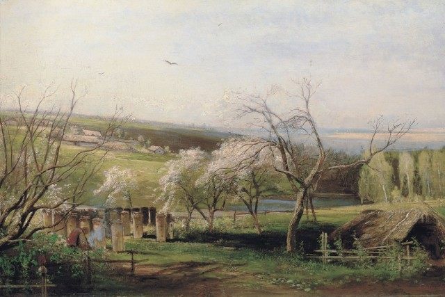 А. К. Саврасов Сельский вид (1867г.)
