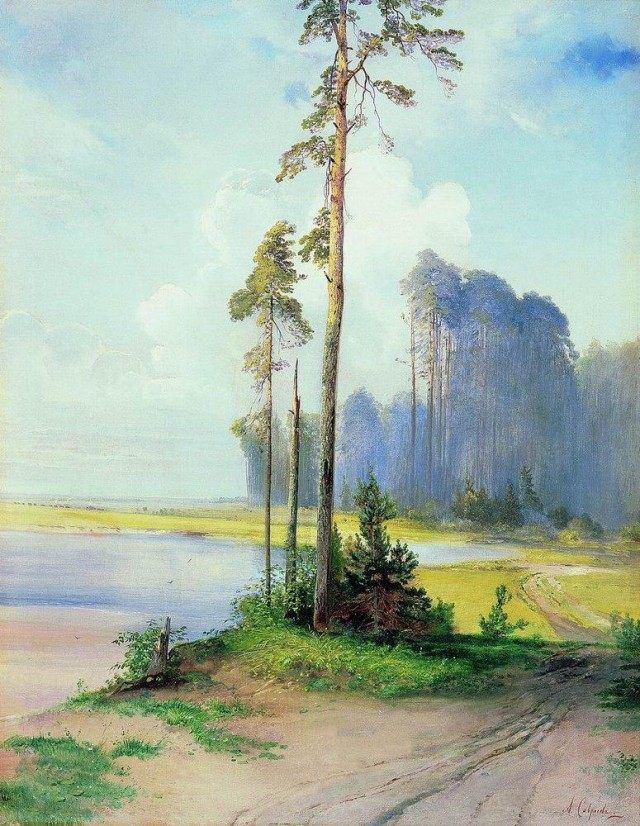 Саврасов А.К. Летний пейзаж. Сосны. 1880 г. Саврасов А.К. Летний пейзаж. Сосны. 1880 г.