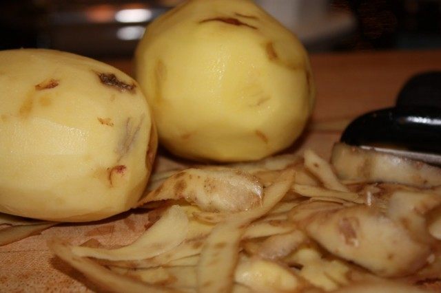 Пятна на картофеле