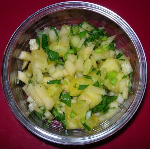 Салат из брюквы с ананасом Салат из брюквы с ананасом