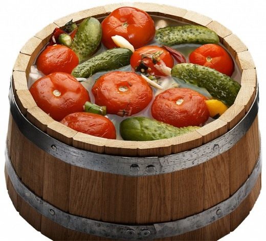 Томаты квашенные с овощной смесью Томаты квашенные с овощной смесью