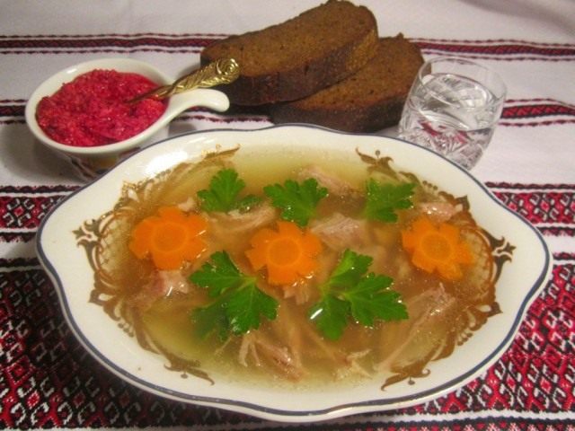 Холодец из свиных ножек готов. Приятного аппетита Холодец из свиных ножек готов. Приятного аппетита