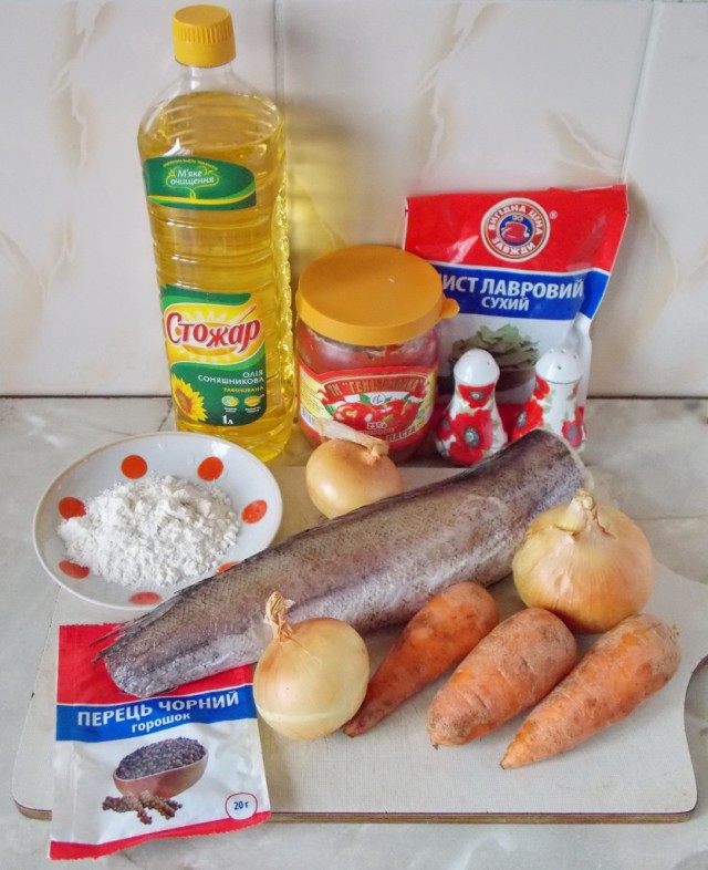 Продукты для рыбы под маринадом Продукты для рыбы под маринадом