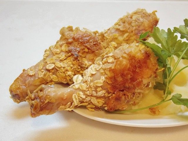 Куриные ножки в панировке из хлопьев Куриные ножки в панировке из хлопьев