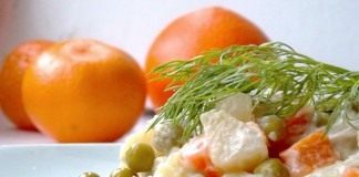 Оливье с курицей