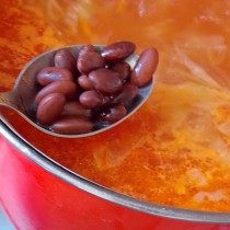 Добавляем фасоль Добавляем фасоль