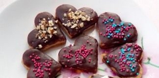Печенье «Сердечки» ко дню Святого Валентина