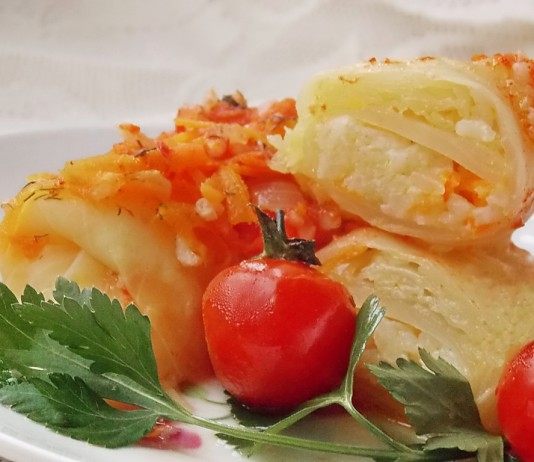Постные голубцы с овощами - Постные блюда Голубцы овощные - постные