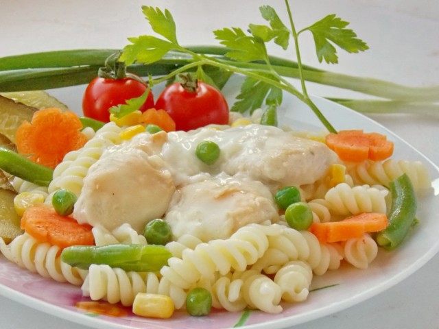 Курица под соусом Бешамель Курица под соусом Бешамель