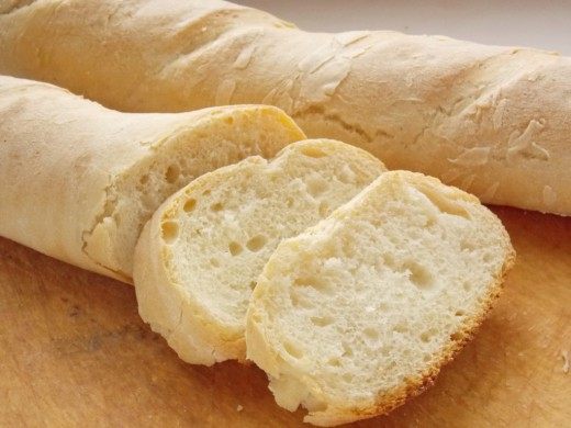 Нарезаем багет Нарезаем багет