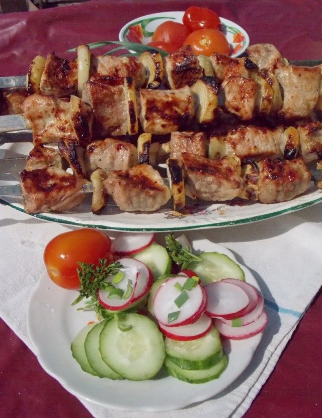 Шашлык готов Шашлык