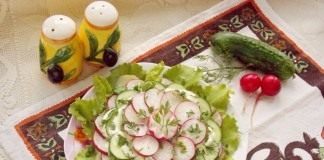 Весенний слоёный салат