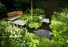 Цветник на влажном участке