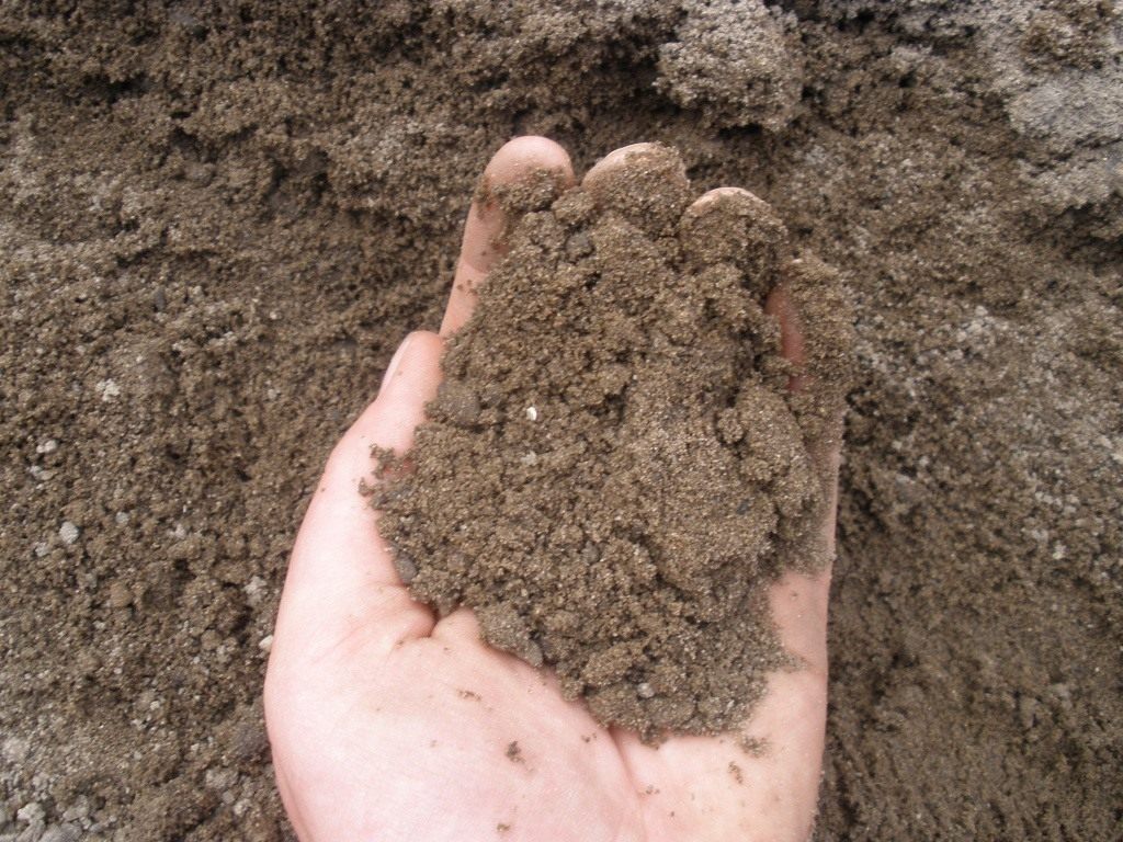 песок для улучшения почвы