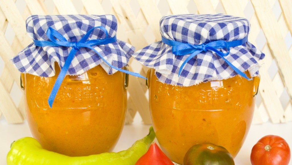 Кабачковая икра из запеченных овощей