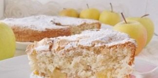 Шарлотка с яблоками
