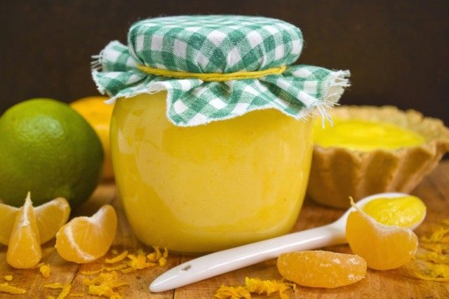 Курд апельсиновый с лаймом и мандаринами Курд апельсиновый с лаймом и мандаринами