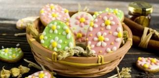 Пасхальное печенье с сахарной глазурью