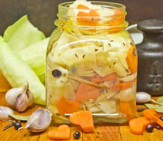Капуста маринованная быстрого приготовления