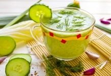 Смузи с огурцом и шпинатом Смузи с огурцом и шпинатом