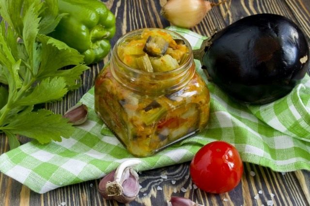 Рагу из овощей, запеченных на противне Рагу из овощей, запеченных на противне