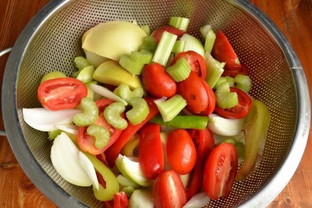 Готовим овощи на пару