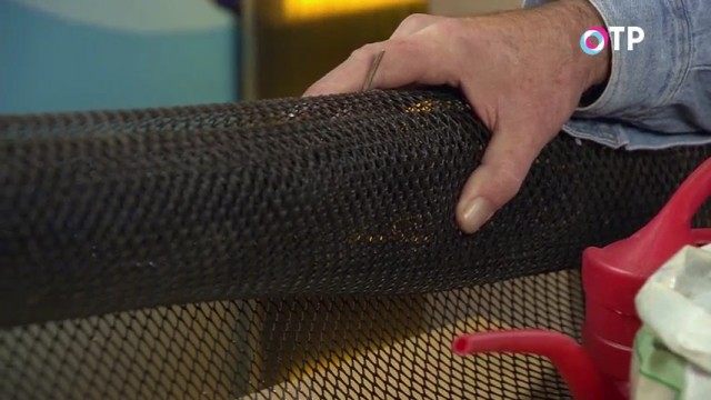 Пластиковая сетка для защиты растения Пластиковая сетка для защиты растения
