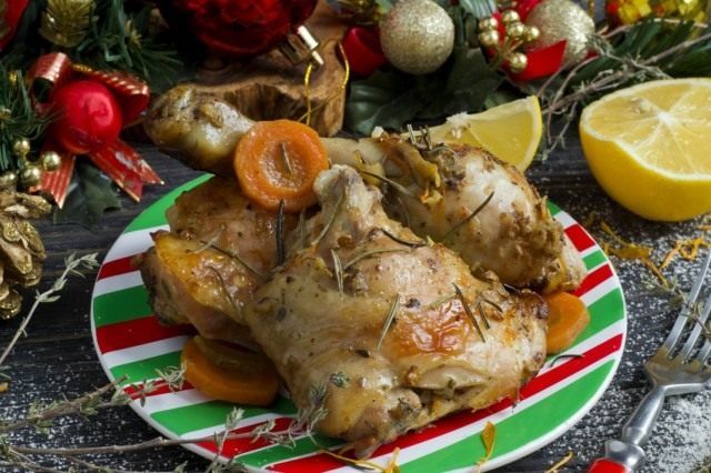 Курица, запеченная в рукаве Курица, запеченная в рукаве