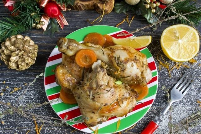 Курица, запеченная в рукаве Курица, запеченная в рукаве