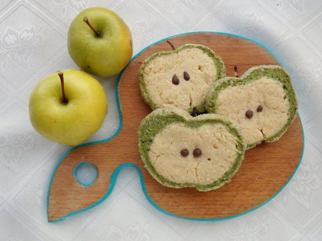 Песочное печенье «Зелёные яблоки»