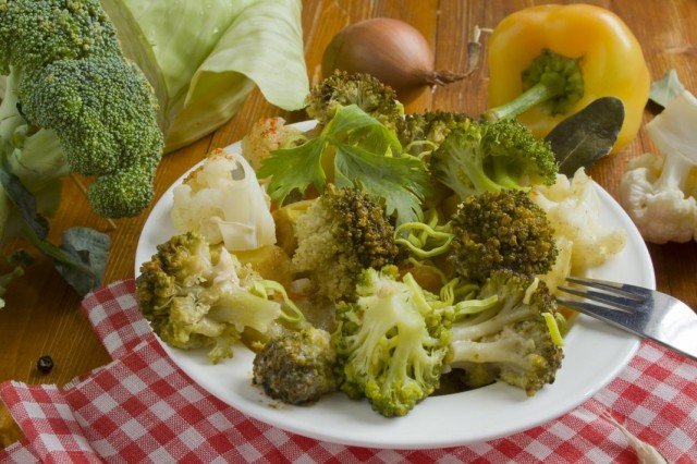 Рагу из брокколи с курицей Рагу из брокколи с курицей