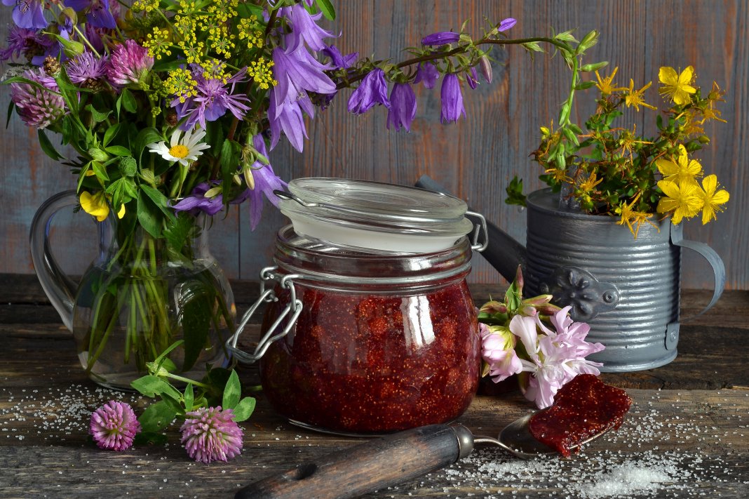 Джем из лесной земляники с агар-агаром