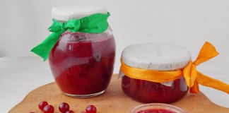 Клюква, протёртая с сахаром