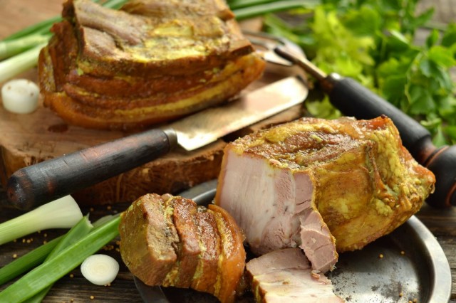 Быстрая и вкусная домашняя ветчина из свинины Быстрая и вкусная домашняя ветчина из свинины