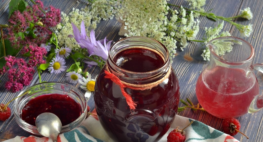Желе из малины