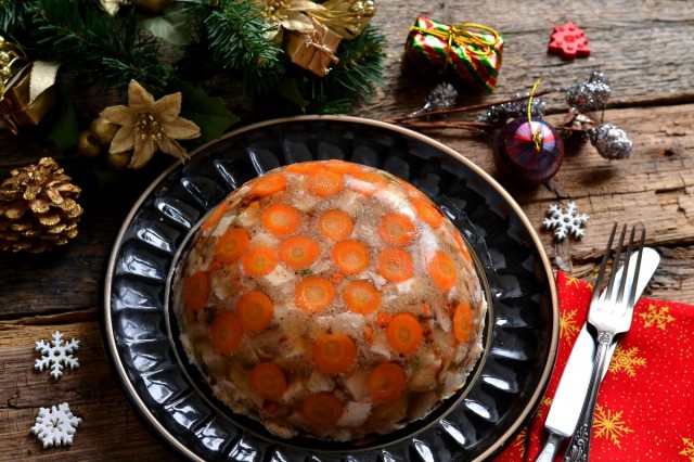 Заливное из свинины с желатином