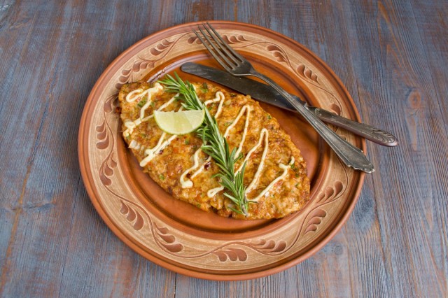 Шницель куриный рубленный готов! Шницель куриный рубленный готов!