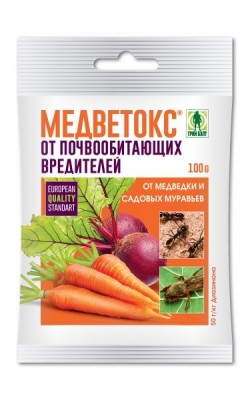 «Медветокс» – инсектицид кишечного действия, предназначенный для борьбы с медведкой и садовыми муравьями «Медветокс» – инсектицид кишечного действия, предназначенный для борьбы с медведкой и садовыми муравьями