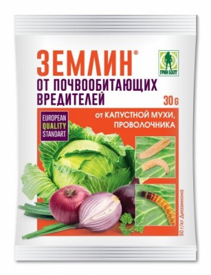«Землин» – эффективный препарат для борьбы с вредителями картофеля, лука, капусты и цветочных культур