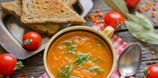 Томатный суп с картофелем