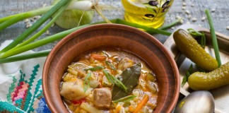 Солянка с картошкой и перловой крупой