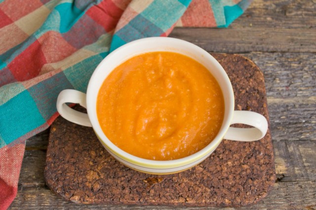 Низкокалорийный суп-пюре из томатов готов!