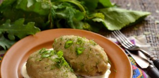 Картофельные клёцки с мясом