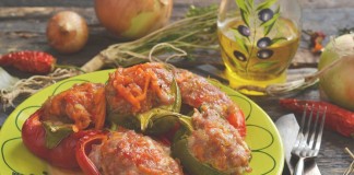 Фаршированные перцы с фаршем без риса