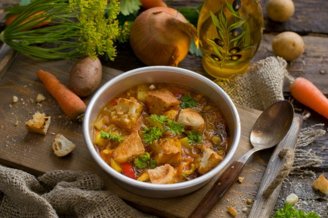 Итальянский куриный суп Итальянский куриный суп